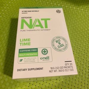 Pruvit Keto OS Nat ketones Lime Time Caffeine Free